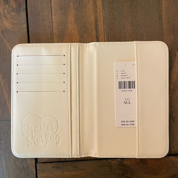 NWT Anthropologie + Frasier Sterling Passport case Vacay Edition in Palm - Picture 6 of 7